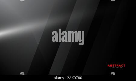 Abstract geometric vector background. black and white gradient shape design. New texture for your design. Stock Vector