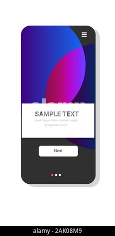 dynamical colored forms abstract background gradient banner fluid color template modern graphic elements smartphone screen online mobile app copy space vertical vector illustration Stock Vector
