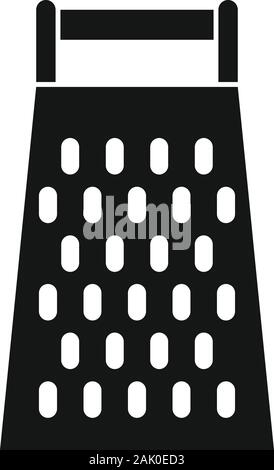 Old grater icon. Simple illustration of old grater vector icon for web design isolated on white background Stock Vector