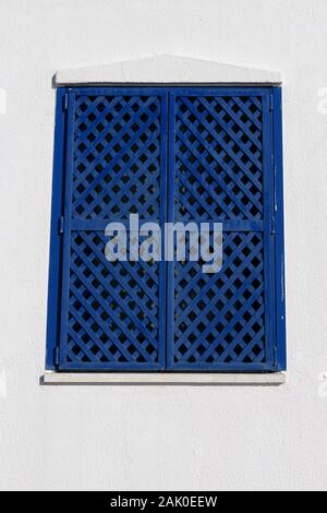 Closed window shutters Stock Photo