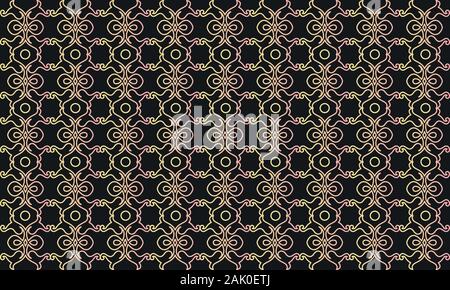Ornamental pattern. Arabic seamless pattern. Moroccan background. Textile Pattern Stock Vector