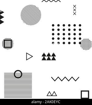 Geometric seamless pattern. Stylish trendy fabric. Modern abstract wallpaper. Stock Vector