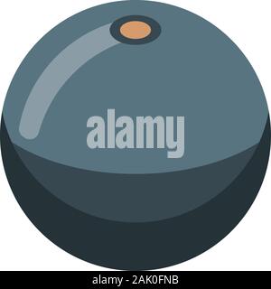 Blackberry icon, isometric style Stock Vector