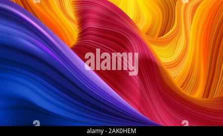 A conceptual illustration of antelope pattern in vectora art, created by mesh tool. Stock Vector