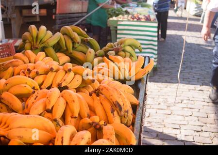 bananas at the market Stock Photo