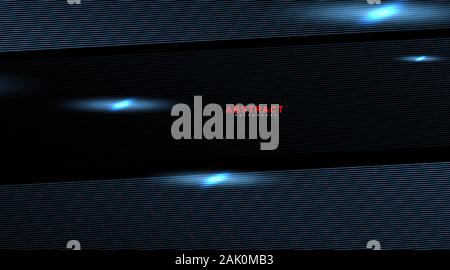 abstract vector black geometric background. line and light space . New texture for your design. Stock Vector