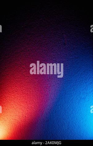 Red and blue gradient on black background Stock Photo