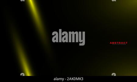 abstract vector black geometric background. Neon geometric shapes and lines . New texture for your design. Stock Vector