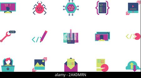 Website code circuit design, Programming web designer technology ...