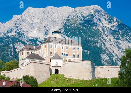 The Trautenfels castle at Stainach Irdning in the Austrian Ennstal Stock Photo