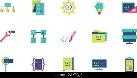 Website code and lupe design, Programming web designer technology ...