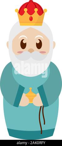 Reyes magos. Balthazar, melchior and gaspar Stock Vector