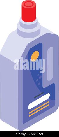 Bathroom cleaner icon, isometric style Stock Vector