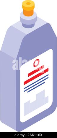 Gel cleaner icon, isometric style Stock Vector