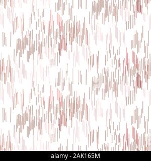Scratched seamless vector pattern. Fiber stroke lines texture. Stock Vector