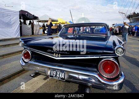 1959 Ford Fairlane 500 Galaxie Town Sedan, Greenwich, London, England. Stock Photo