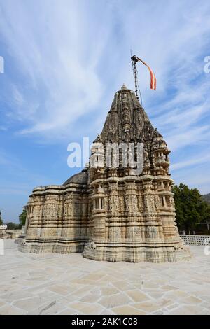 The Jain sun temple in Ranakpur, Rajasthan, India. Stock Photo