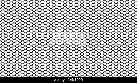 Hexagonal pattern mesh with gradient to imitate depth Stock Vector