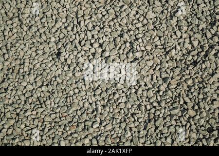 Detail of rough gravel background in a road near Bento Goncalves. A wine producing country city in southern Brazil. Stock Photo