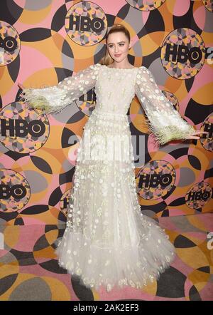 BEVERLY HILLS, CA - JANUARY 05: Kathryn Newton attends HBO's Official Golden Globes After Party at Circa 55 Restaurant on January 05, 2020 in Los Angeles, California. Stock Photo