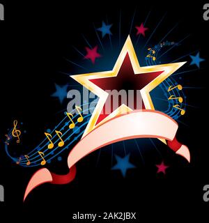 Music background Stock Vector