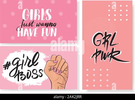 Vector stock illustration templates with lettering design Stock Vector
