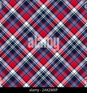 Seamless plaid checkered vector pattern. Vector illustration EPS 10 Stock Vector