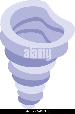 Cyclone tornado icon, isometric style Stock Vector Image & Art - Alamy