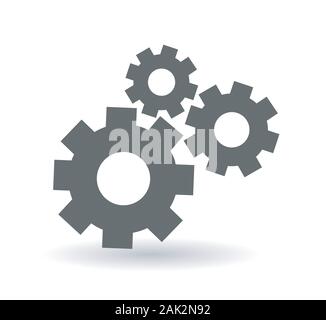 gears icon vector illustration Stock Vector