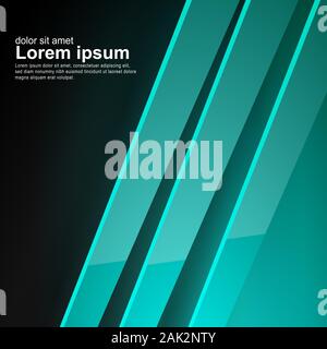 abstract vector background. overlapping shape. New texture for your design . Stock Vector