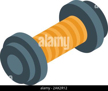 Elastic coil icon, isometric style Stock Vector