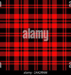 Scottish plaid checkered vector pattern. Vector EPS 10 Stock Vector