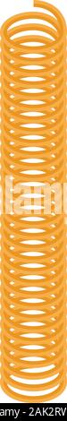 Absorber coil icon, isometric style Stock Vector