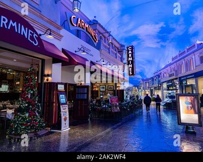 Las Vegas, JAN 1: Interior view of Caesars Palace on JAN 1, 2020, at Las Vegas, Nevada Stock Photo