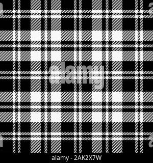 Scottish plaid checkered vector pattern. Vector EPS 10 Stock Vector
