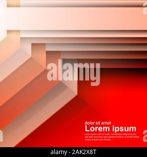 abstract vector background. overlapping shape. New texture for your design . Stock Vector