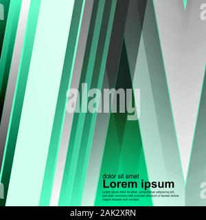 abstract vector background. overlapping shape. New texture for your design . Stock Vector
