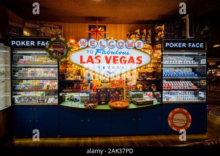 Las Vegas, JAN 4: Interior view of the famous Circus Circus Hotel & Casino on JAN 4, 2020 at Las Vegas, Nevada Stock Photo