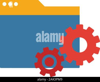 Development icon. Simple element from web development icons collection. Creative Development icon ui, ux, apps, software and infographics Stock Vector