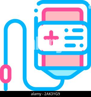 Volunteers Support Bottle Vector Thin Line Icon Stock Vector