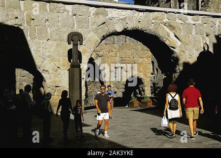 The Porta Praetoria in Aosta, Italy. (undated picture) | usage worldwide Stock Photo