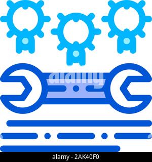 Bug Beetle Coding System Vector Thin Line Icon Stock Vector