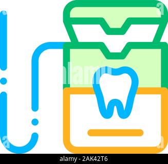 Stomatology Equipment Vector Thin Line Sign Icon Stock Vector