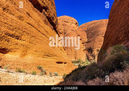 Valley of the Winds walk in the Olgas. Kata Tjuta, Northern Territory, Australia Stock Photo