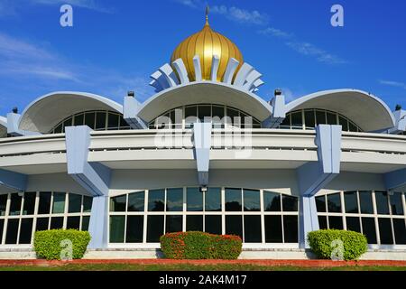 PENANG, MALAYSIA -8 DEC 2019- View of the Penang State Mosque (Masjid Negeri Pulau Pinang), a large modern mosque located in George Town, Penang, Mala Stock Photo