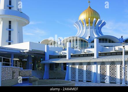 PENANG, MALAYSIA -8 DEC 2019- View of the Penang State Mosque (Masjid Negeri Pulau Pinang), a large modern mosque located in George Town, Penang, Mala Stock Photo