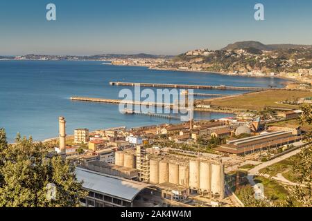 breathtaking view of the gulf of Naples in Italy Stock Photo