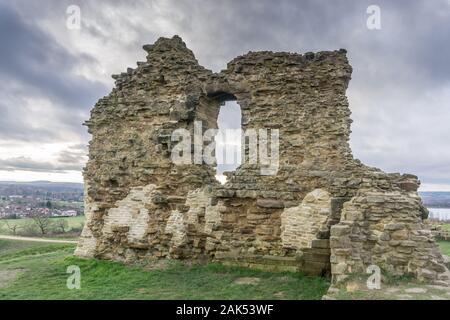 Sandal Castle, Sandal Magna, Wakefield, West Yorkshire, England, UK Stock Photo