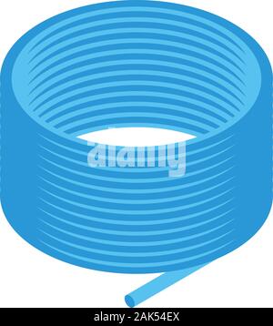 Hiking rope icon, isometric style Stock Vector