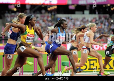 Rushelle Burton Jamaique Dawn Harper Nelson USA and